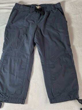 Duluth Trading Co Jogger Pants Mens Large Gray elastic waist pull on pockets